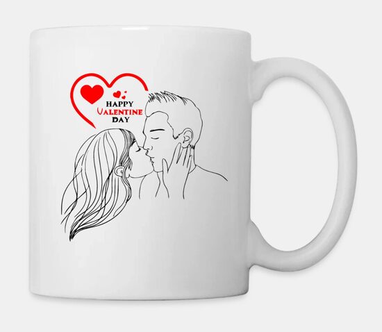 Tazza personalizzata con i nomi della coppia - San Valentino 2026